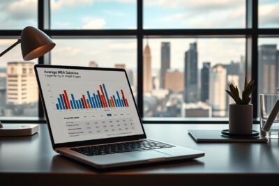 average MBA salary USA by industry