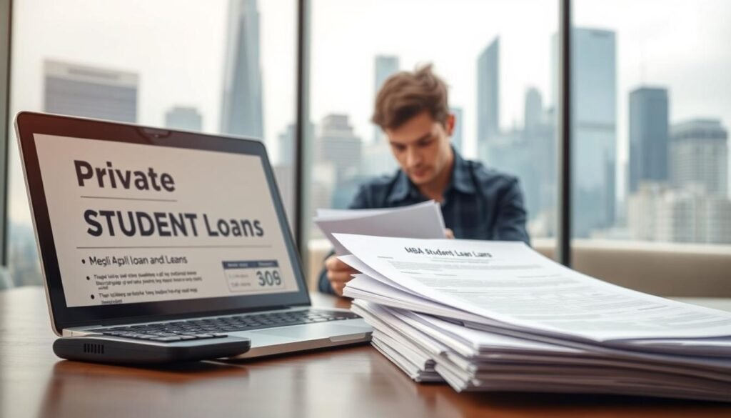 private student loans for MBA USA