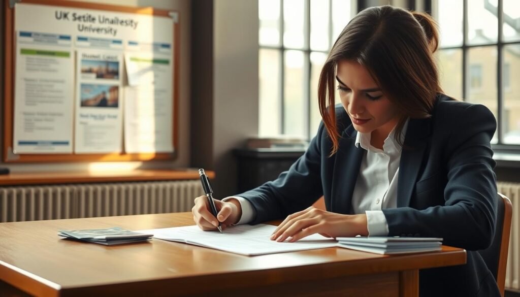 student loan application process UK universities