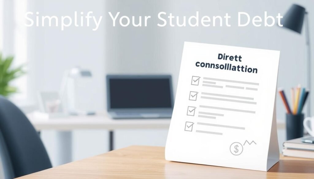 student loan consolidation application process USA