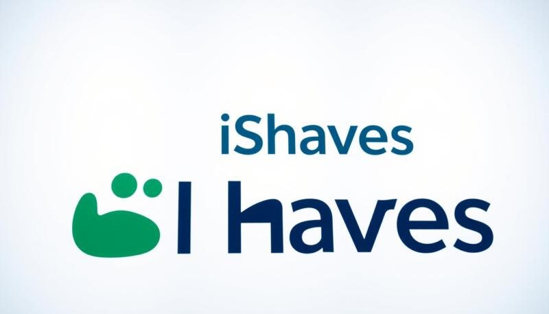 A high-quality, detailed image of the iShares logo and branding, prominently displayed against a clean, minimalist background. The logo should be rendered in crisp, vivid colors, with a strong emphasis on the core visual elements - the iconic 'i' symbol and the "iShares" logotype. The image should convey a sense of reliability, stability, and professionalism, reflecting the reputation of the iShares brand as a leading provider of core ETF investments. Subtle lighting and camera angles should highlight the logo's depth and dimensionality, while maintaining a polished, corporate aesthetic that aligns with the subject matter of the article.
