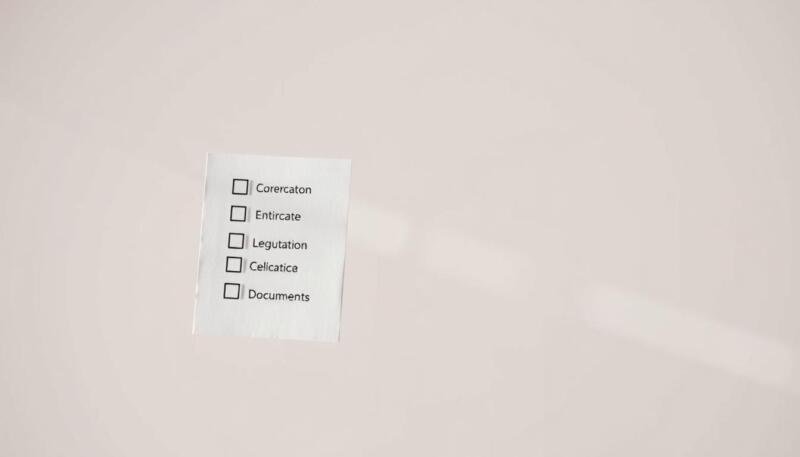 A minimalist checklist of important documents floating against a soft, blurred background. Neatly organized with clean lines and a professional, academic tone. The items are depicted as simple icons or silhouettes in a muted color palette, emphasizing the organizational aspect. Subtle shadows and highlights create depth and a sense of tactility. The lighting is soft and diffused, evoking an atmosphere of focus and productivity. The overall impression is one of efficiency, clarity and attention to detail - reflecting the practical nature of the "Required Documents" section. A minimalist checklist of important documents floating against a soft, blurred background. Neatly organized with clean lines and a professional, academic tone. The items are depicted as simple icons or silhouettes in a muted color palette, emphasizing the organizational aspect. Subtle shadows and highlights create depth and a sense of tactility. The lighting is soft and diffused, evoking an atmosphere of focus and productivity. The overall impression is one of efficiency, clarity and attention to detail - reflecting the practical nature of the "Required Documents" section.